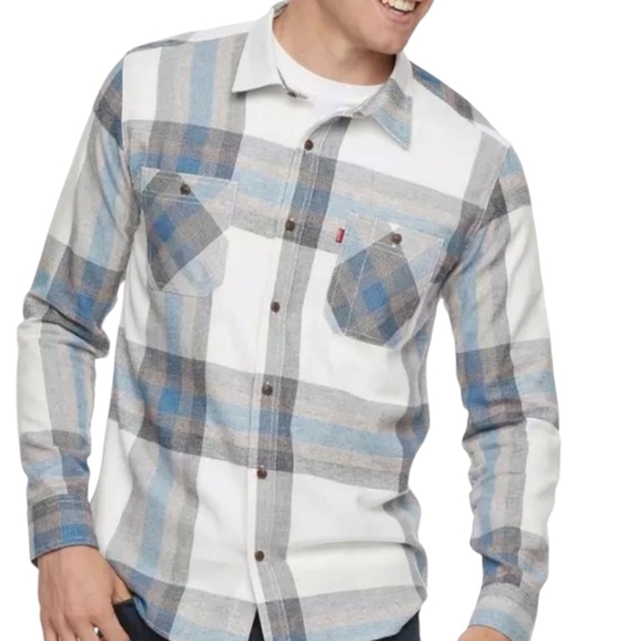 Levi's Other - Levi's Men's Blue Plaid Shirt Size XXL NWOT